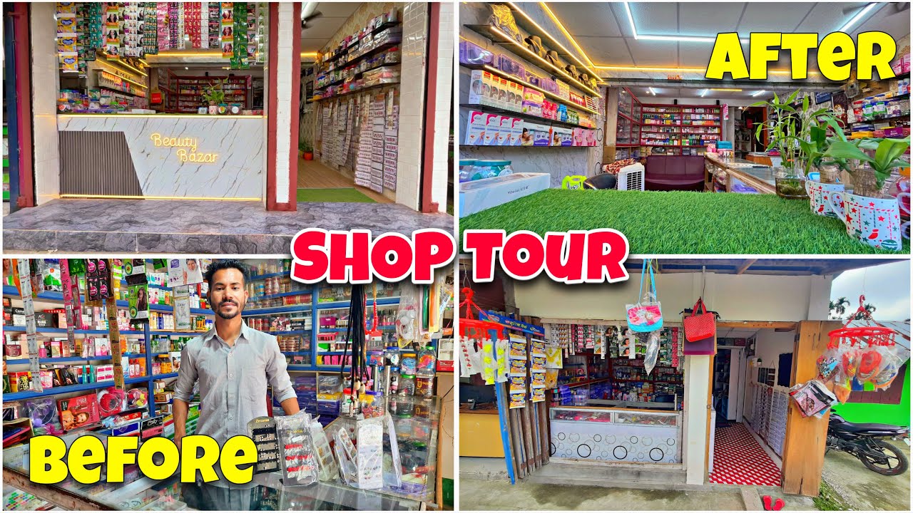 Dukan Ko Naya Look Diya 🔥 | Shop Renovation Complete Tour | Cosmetic Shop #shopvlog #viralvideo 