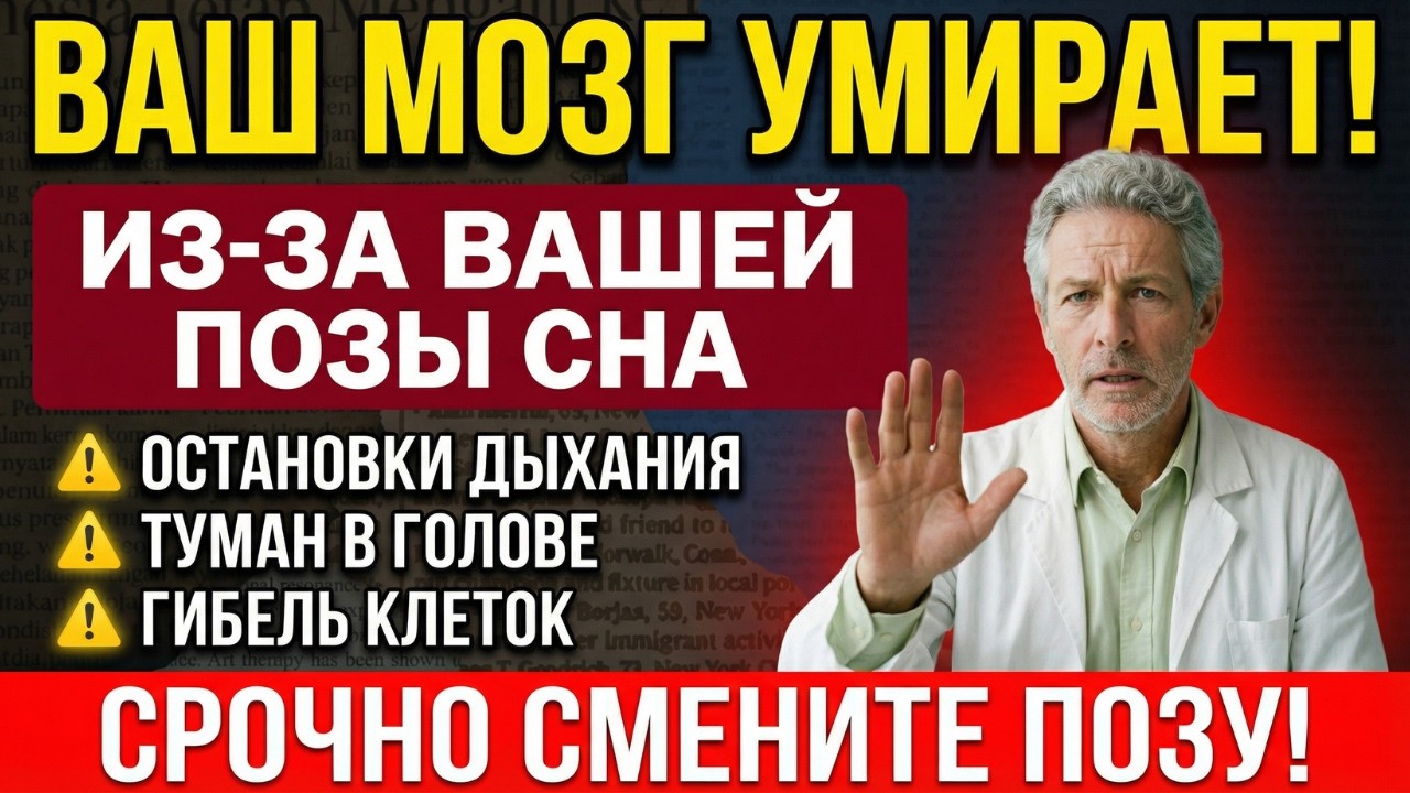 Эта поза сна УБИВАЕТ МОЗГ каждую ночь — невролог показал единственно безопасную