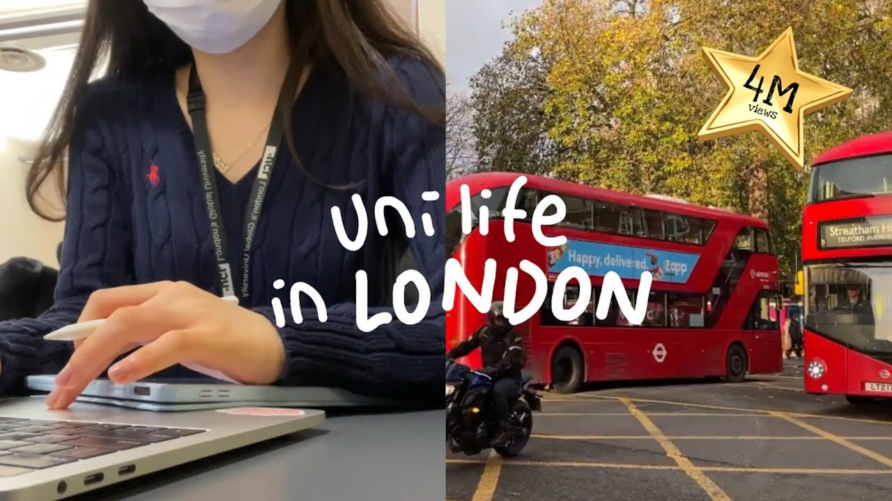 📍uni life in london🌧