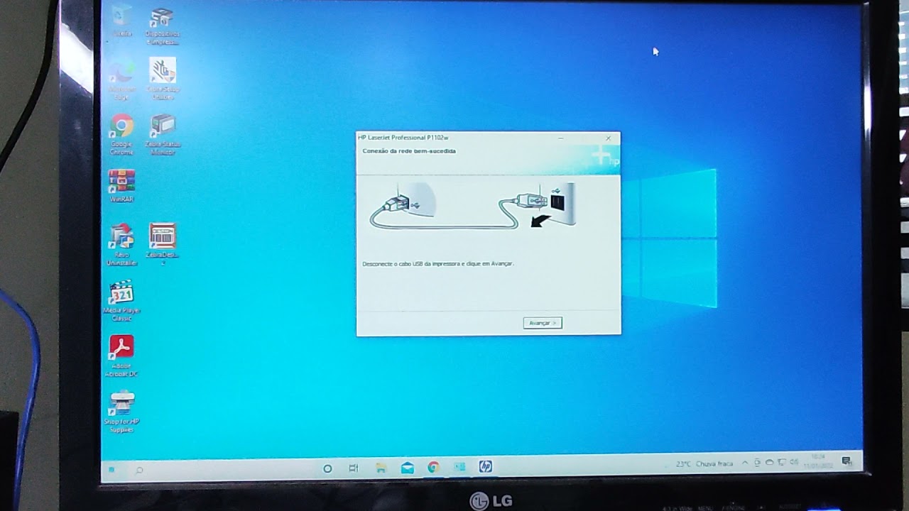 Como fazer a instalação da HP P1102w no wi-fi de forma fácil e simples-passo a passo .