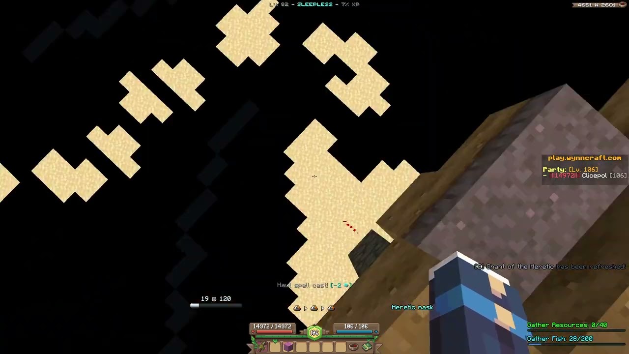 Wynncraft toxoplasmosis Qira EO solo after poison buff