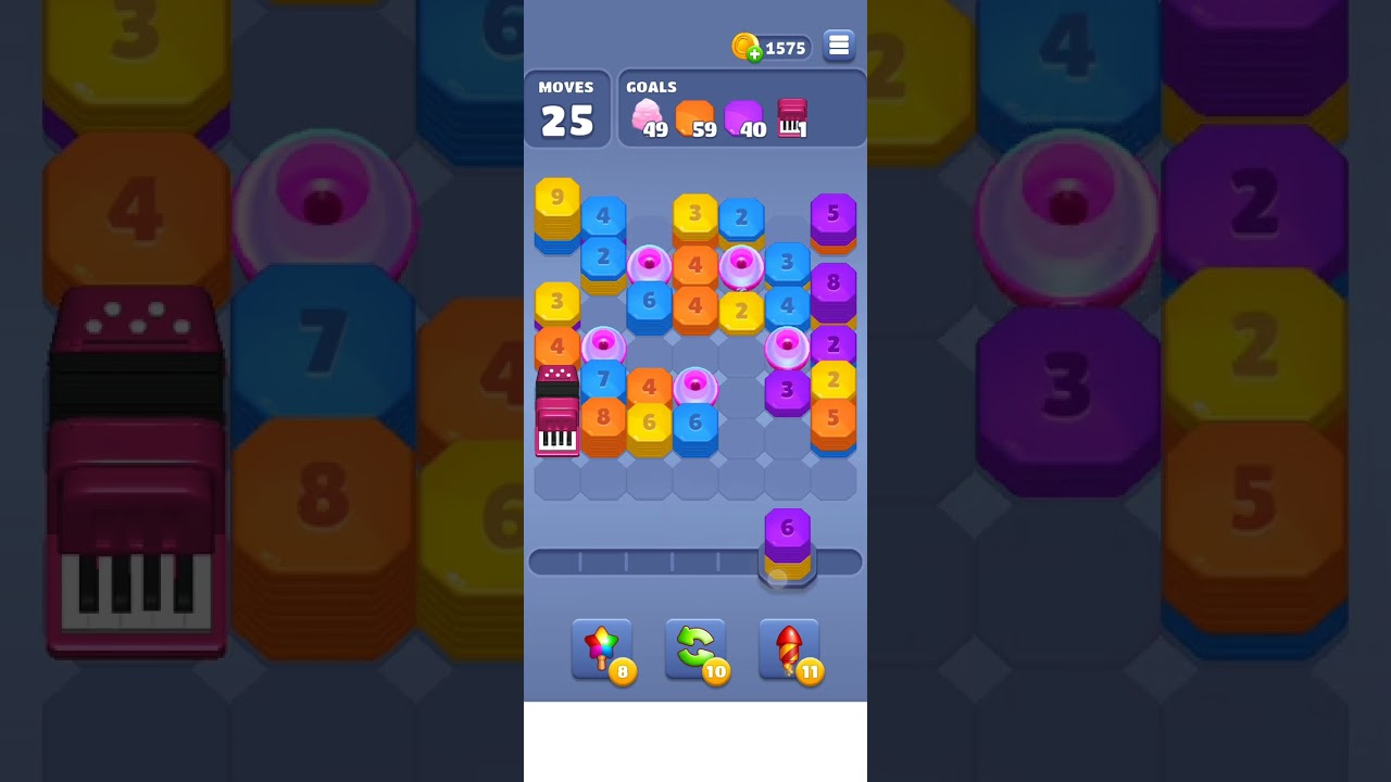 Throw Blocks Level 111 Shoot & Merge Mobile Gameplay