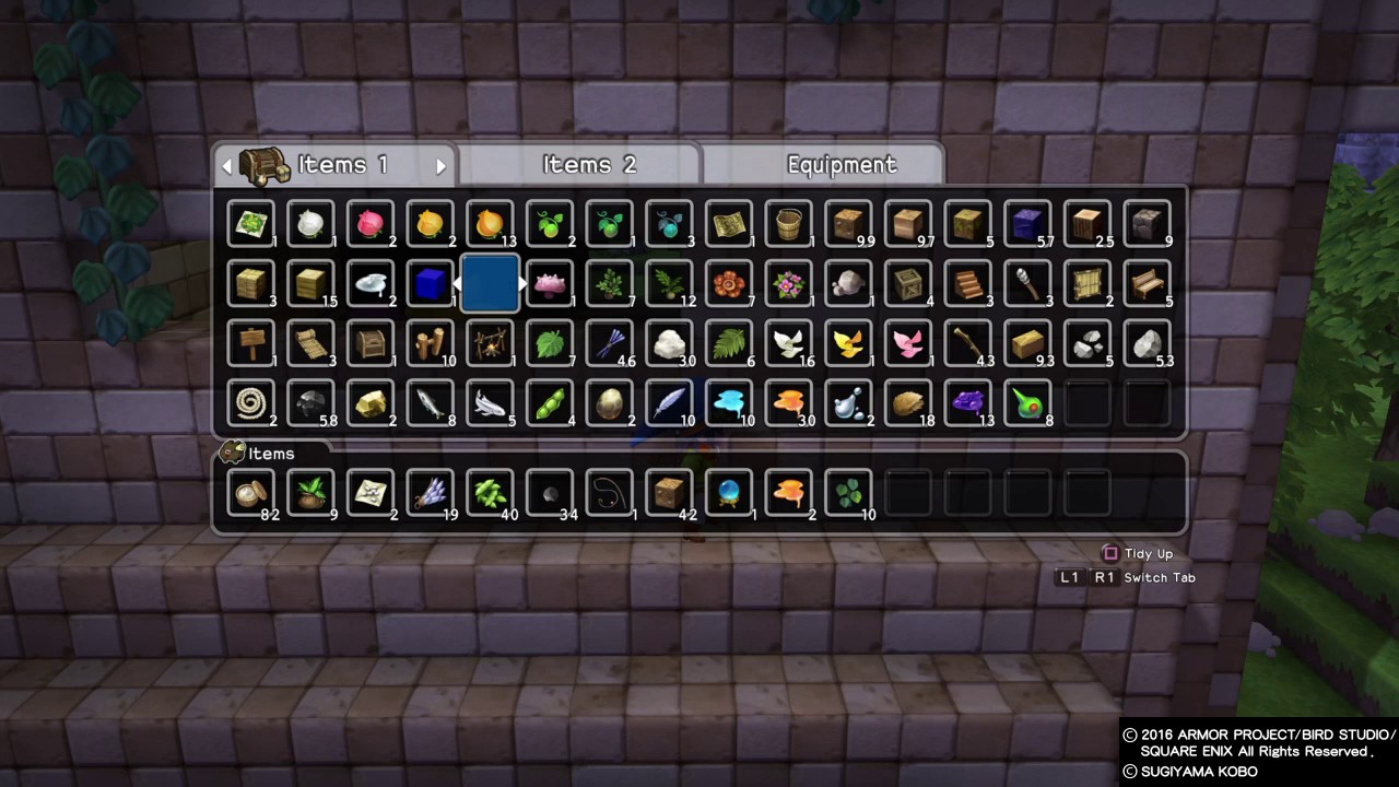 Dragon Quest Builders (PS4) - Chapter 2 Hidden Gold Ring gives you +10 HP
