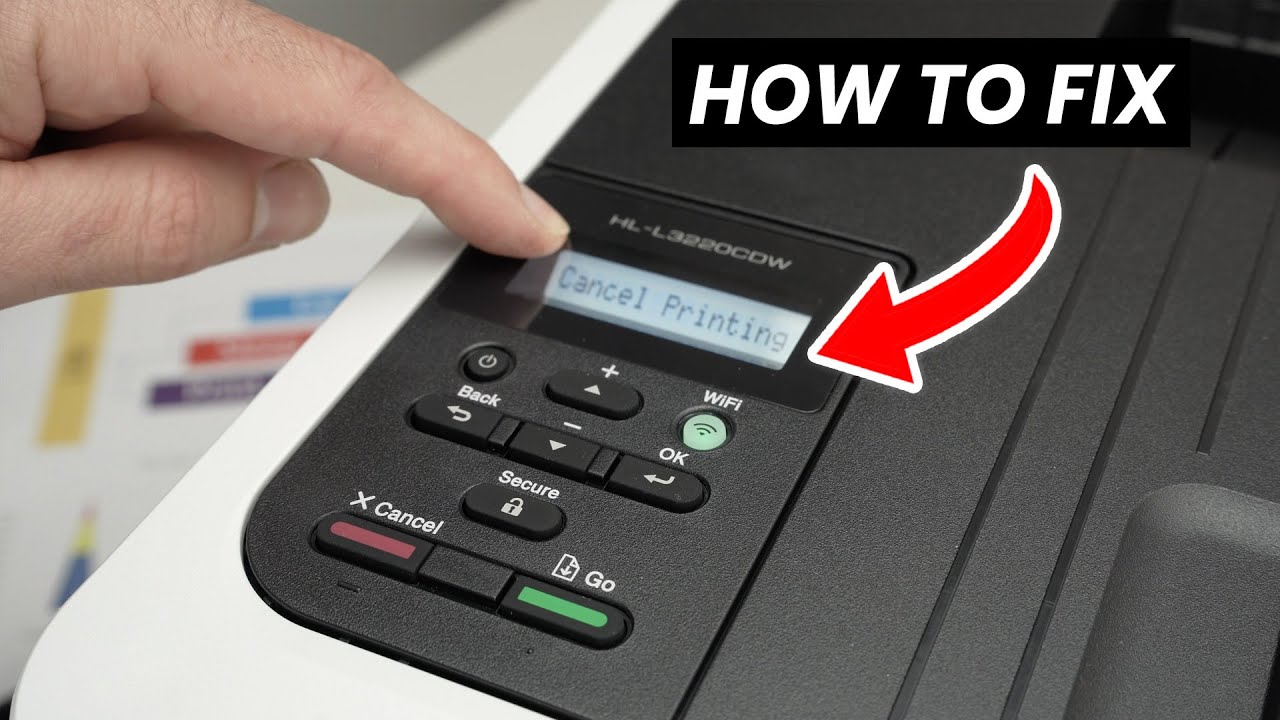How to Fix Brother Printer From Cancelling Printing Jobs