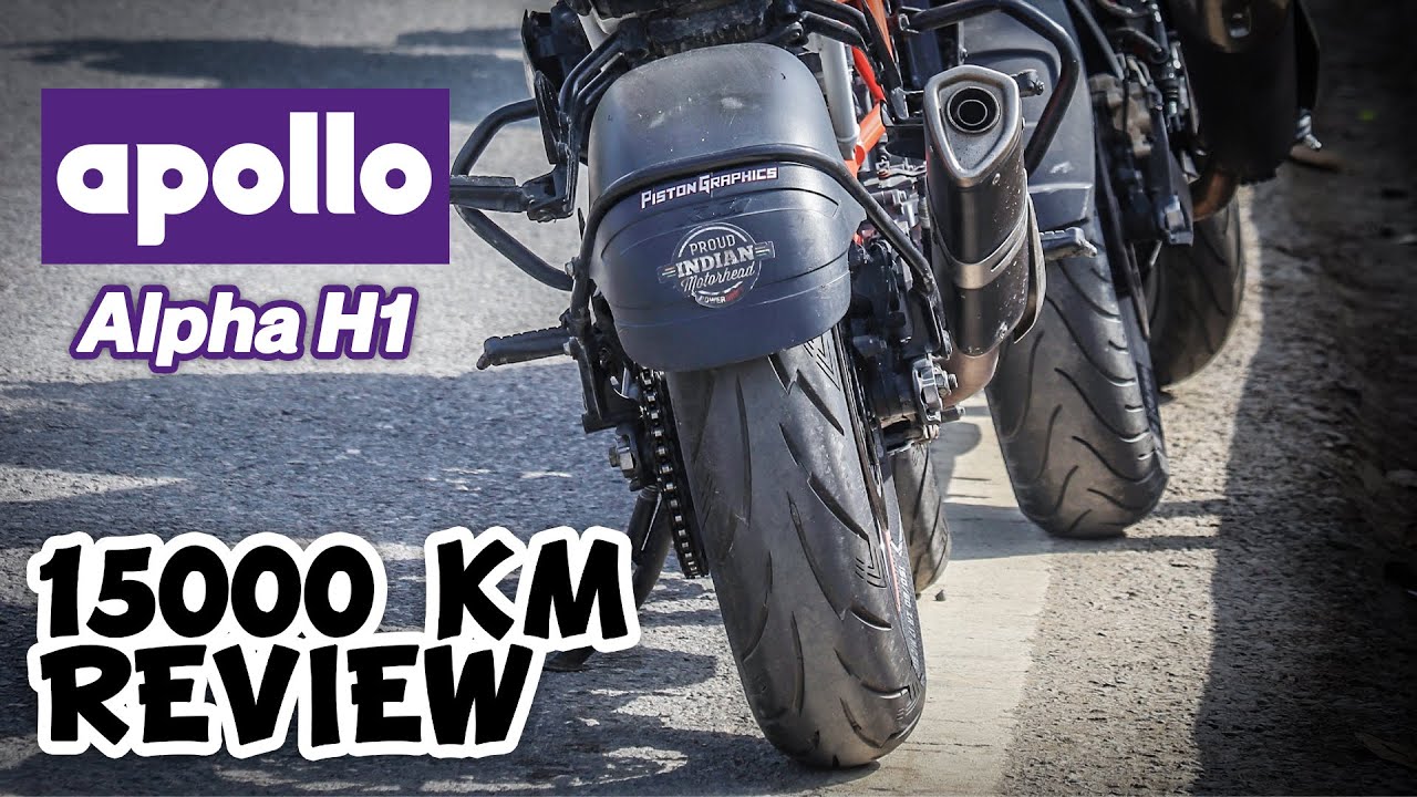 Apollo Alpha H1 15000 KM Review | Best Tyres for Duke 390 !
