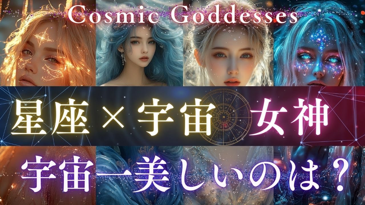【星座×宇宙】12星座と月・太陽・惑星の女神たち｜あなたの推しは誰？
