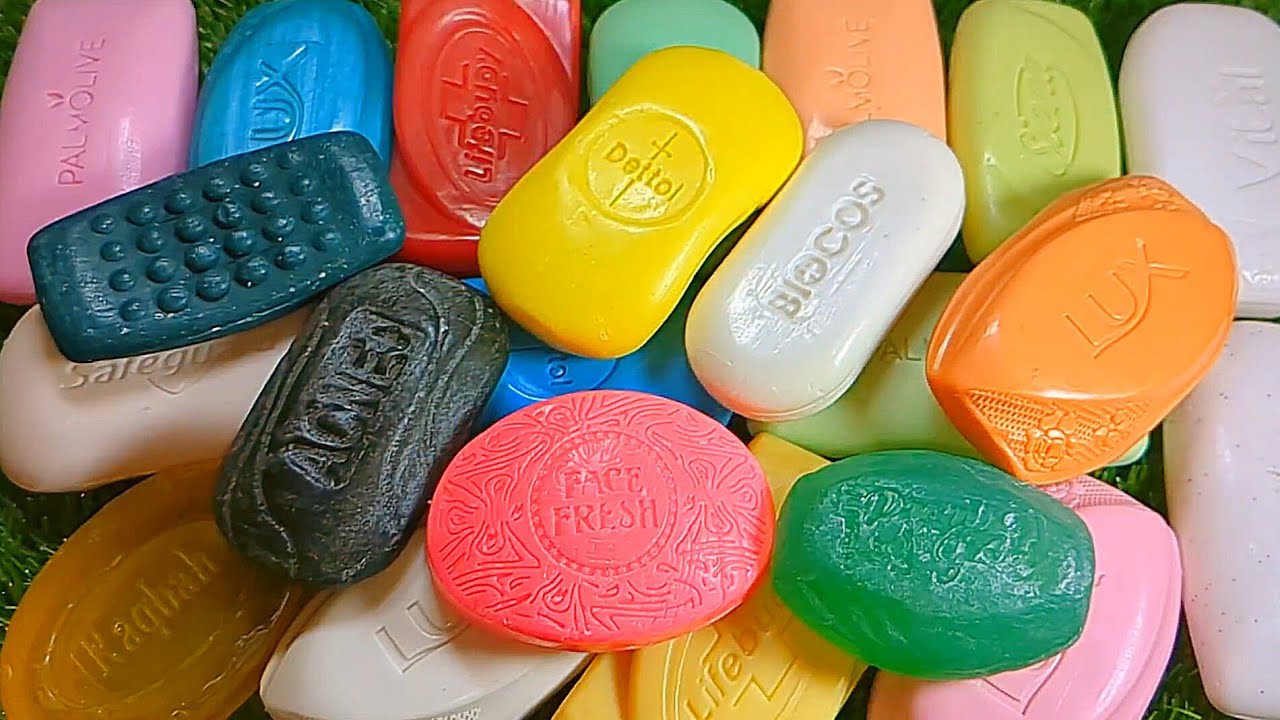 Unwrapping ASMR Soap International Relaxing Sound Unboxing Soap's opening Soap ASMR Satisfying