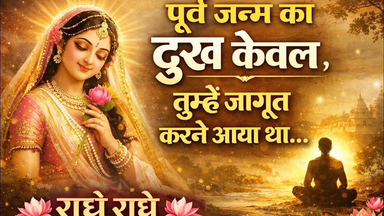 तुम्हारे जीवन में जो दुख है, उसका सम्बन्ध तुम्हारे पूर्व जन्म से है — राधारानी का दिव्य संदेश