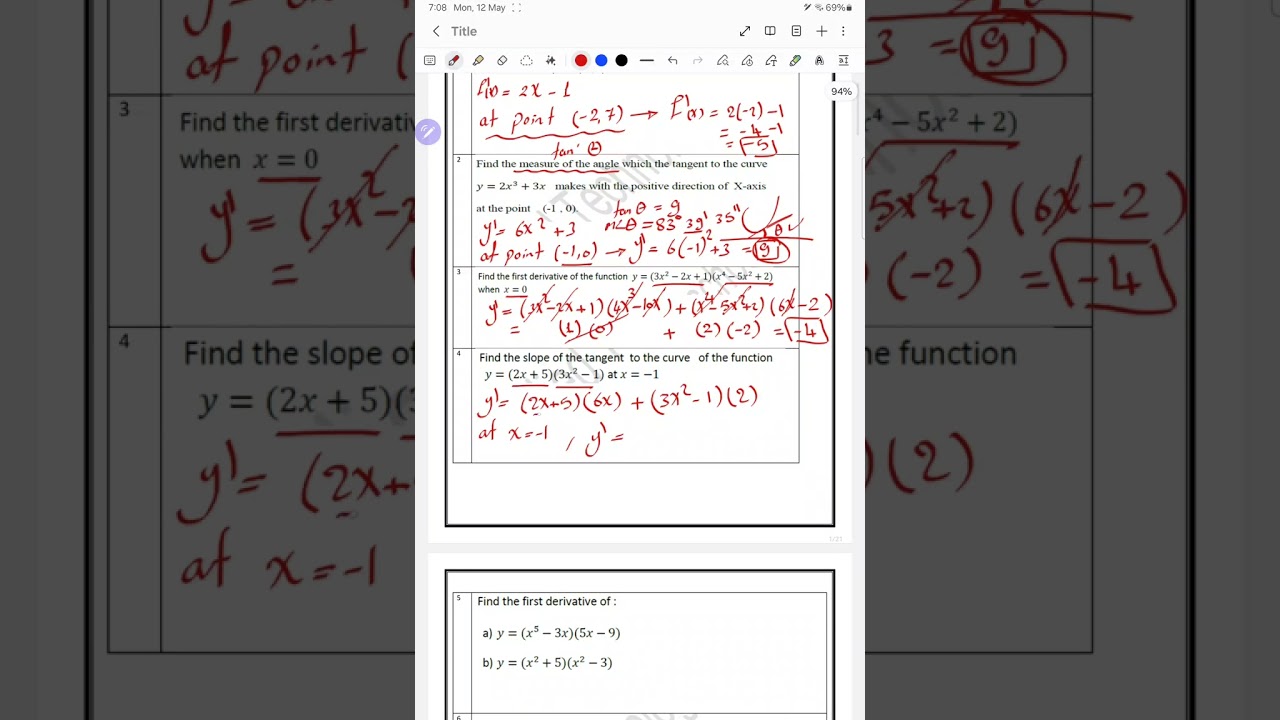 Solution of Math question bank (1)_Part (1) _2nd term_Wheelers 