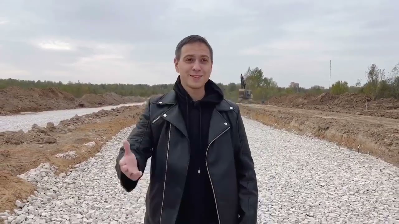 Новая дорога, связывающая Обнинск и Кабицыно: октябрь 2023г.