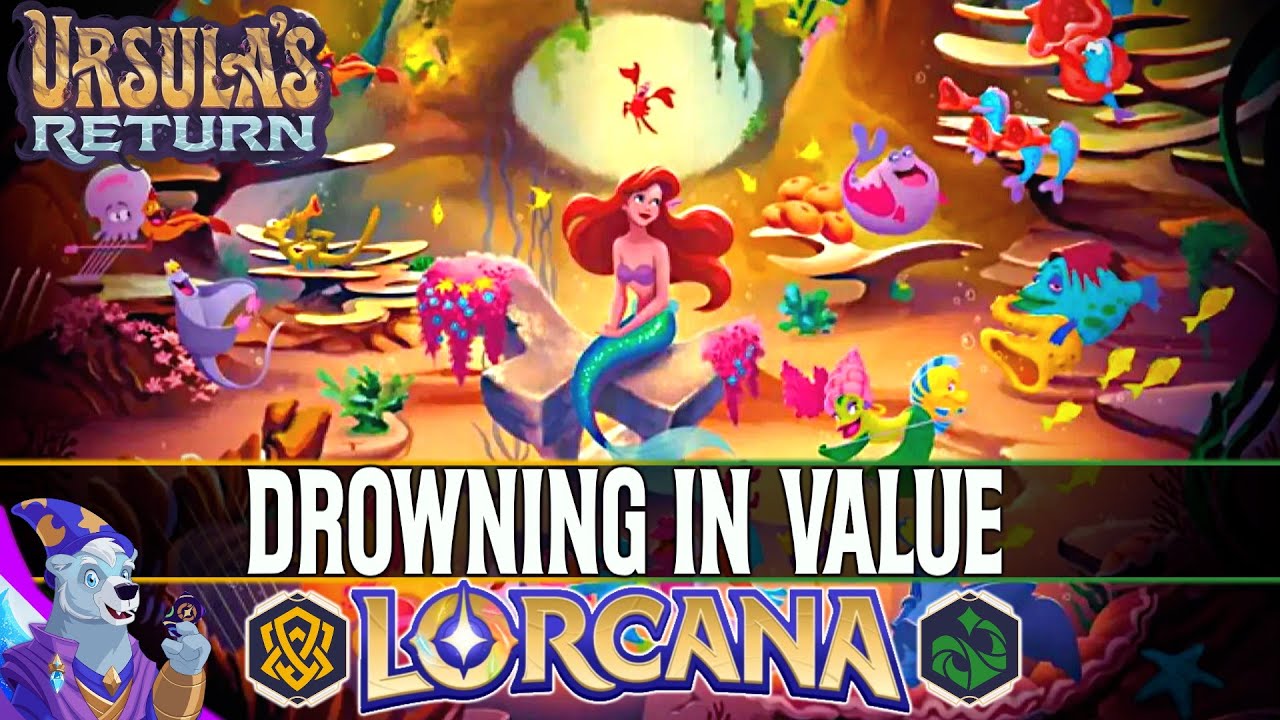 Alphos' Alpha Under The Sea Kida Combo! 🟡🟢 [Disney Lorcana Gameplay]
