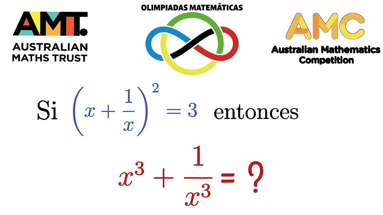 Si (x + 1/x)² = 3… ¿cuánto vale x³ + 1/x³? | Problema de Olimpiadas 😱| Olimpiadas Matemáticas