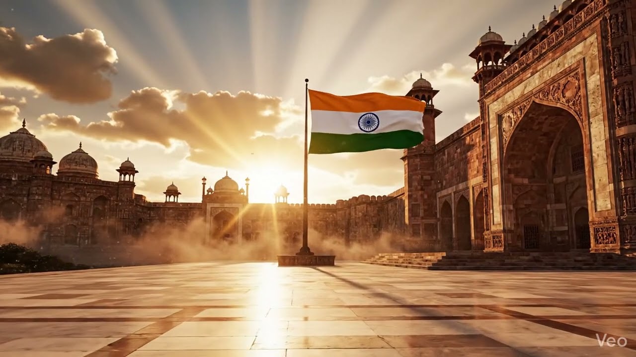 Sunrise Indian Fort Background | Royal Heritage Cinematic 4K Loop Animation | Background Bazaar