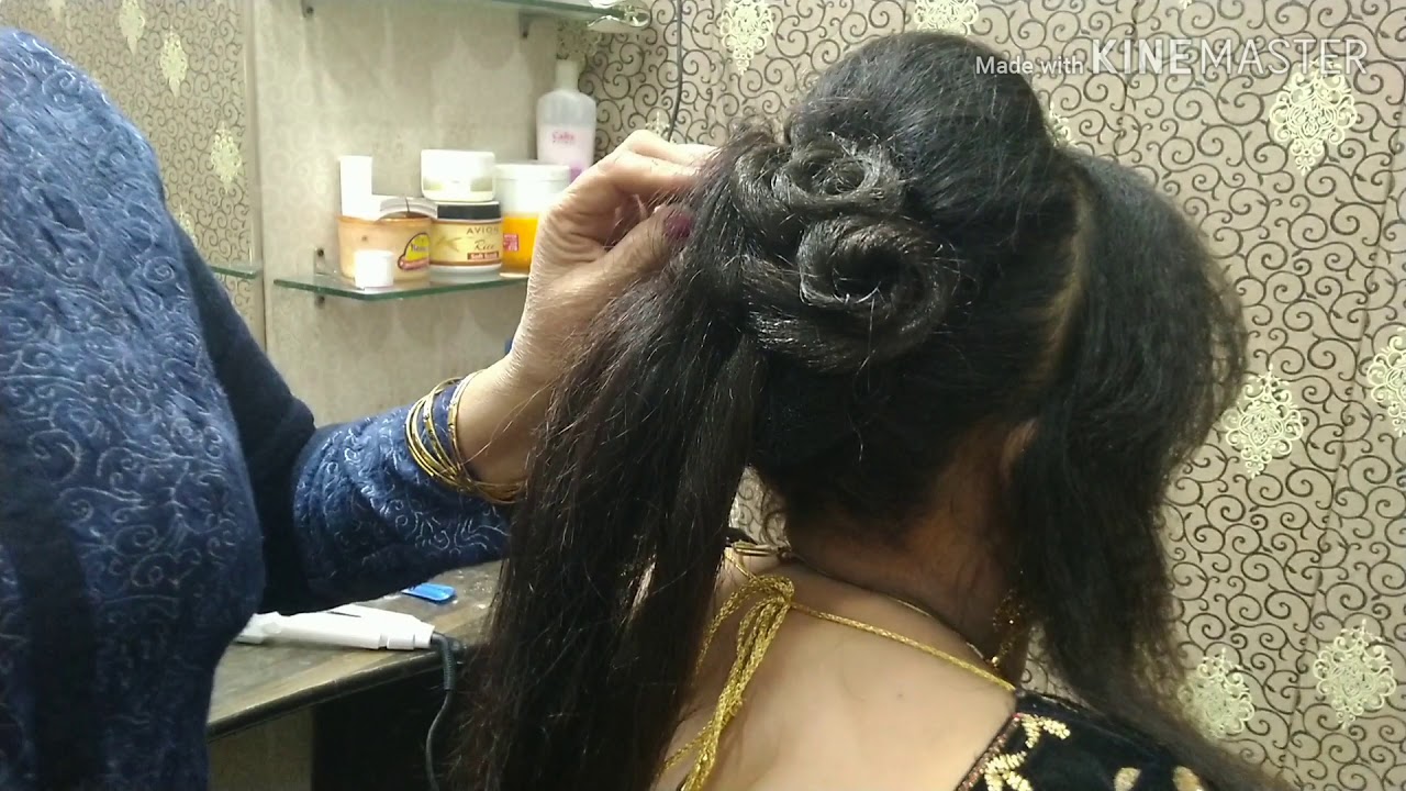 Hair style for Thin and Short hair. पतले, हल्के और छोटे बालों में हेयर स्टाइल कैसे बनाएं।in Hindi.