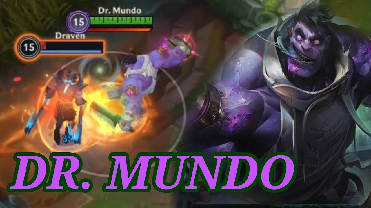 Wild Rift Dr. Mundo Jungle Gameplay | Best Tank in Season 19