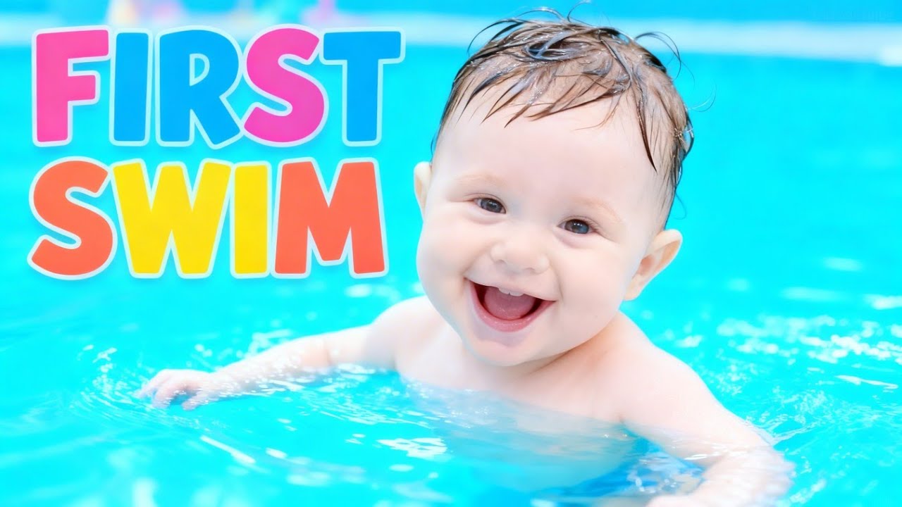 World’s Cutest Baby Swimming in Pool 🥰