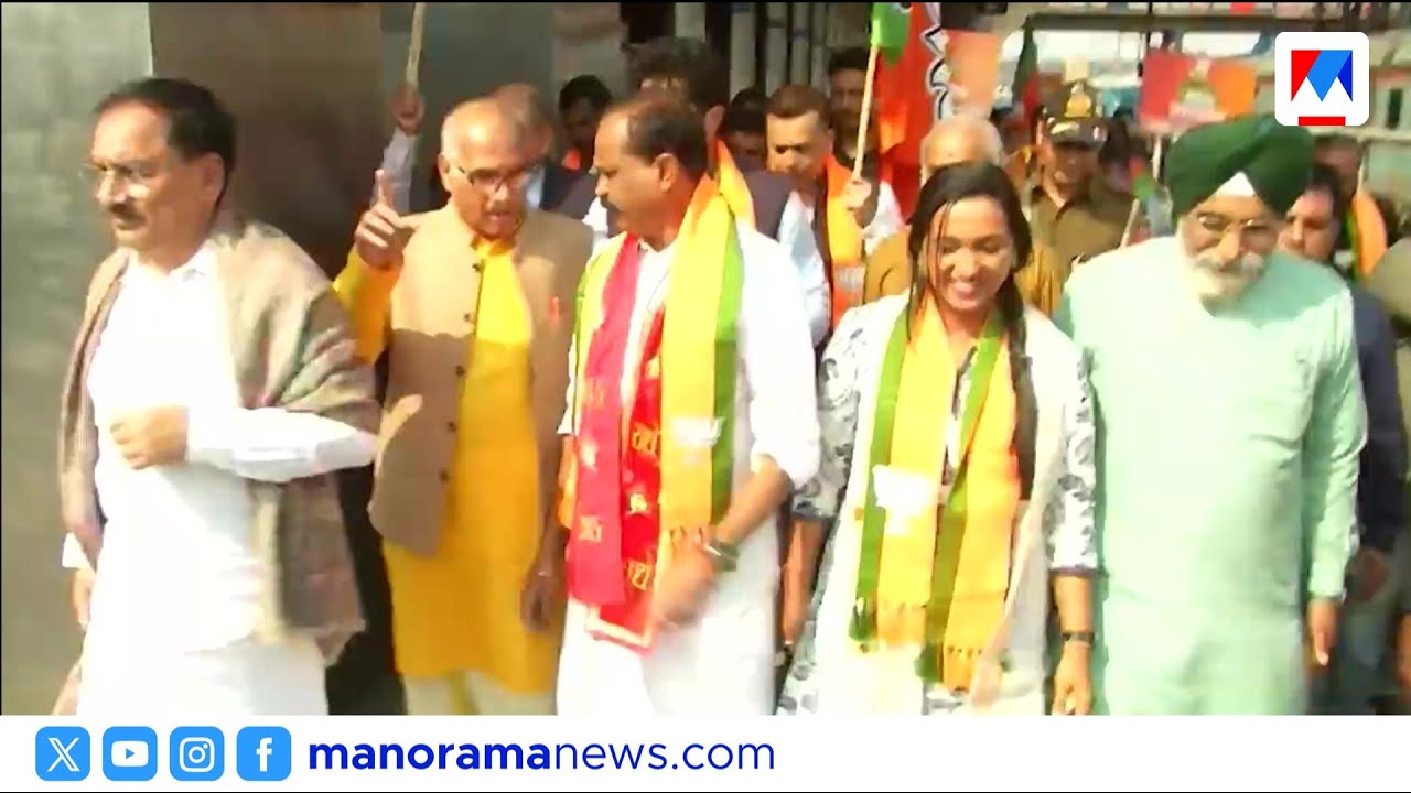 ഡൽഹിയിൽ VV രാജേഷിനും സംഘത്തിനും ഉജ്ജ്വല സ്വീകരണം; കൗൺസിലർമാർ പ്രധാനമന്ത്രിയെ കാണും | VV Rajesh| BJP
