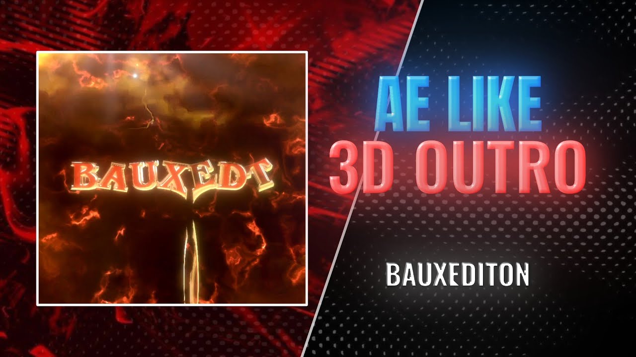 AE like Premium OUTRO in Node Video 💀 FREE + Preset 