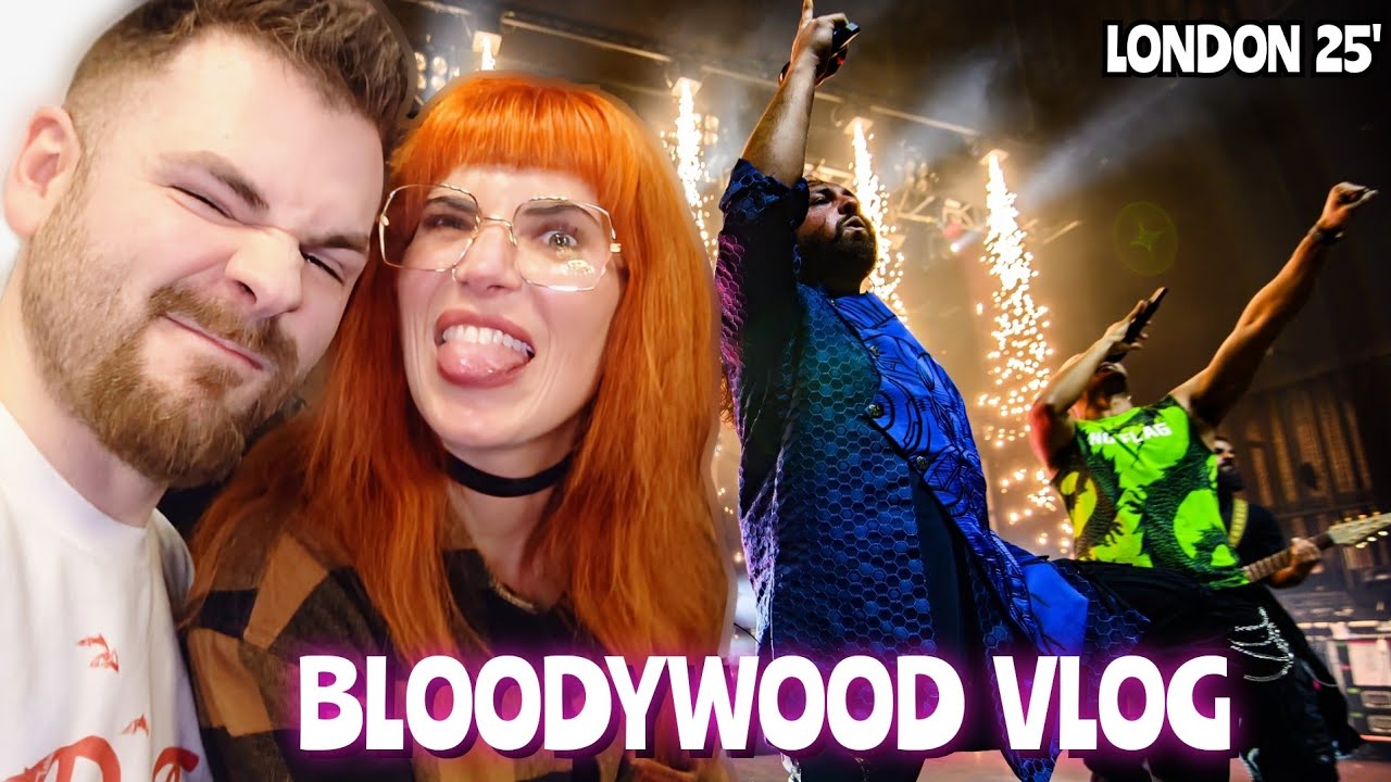 I SAW INDIA'S BIGGEST HEAVY METAL BAND LIVE! | BLOODYWOOD LONDON 2025 SHOW VLOG!