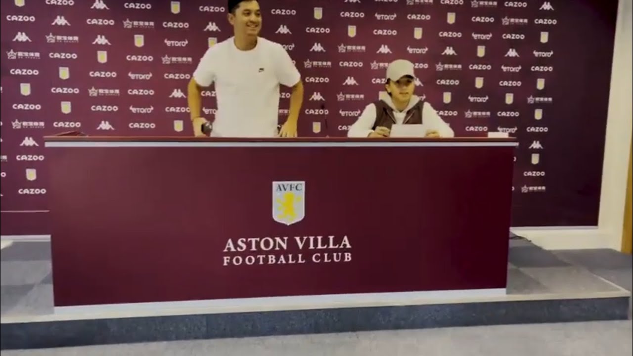 Tengku Fahd, Tengku Muhammad & Tengku Ahmad || Lawatan Ke Pusat Latihan Aston Villa