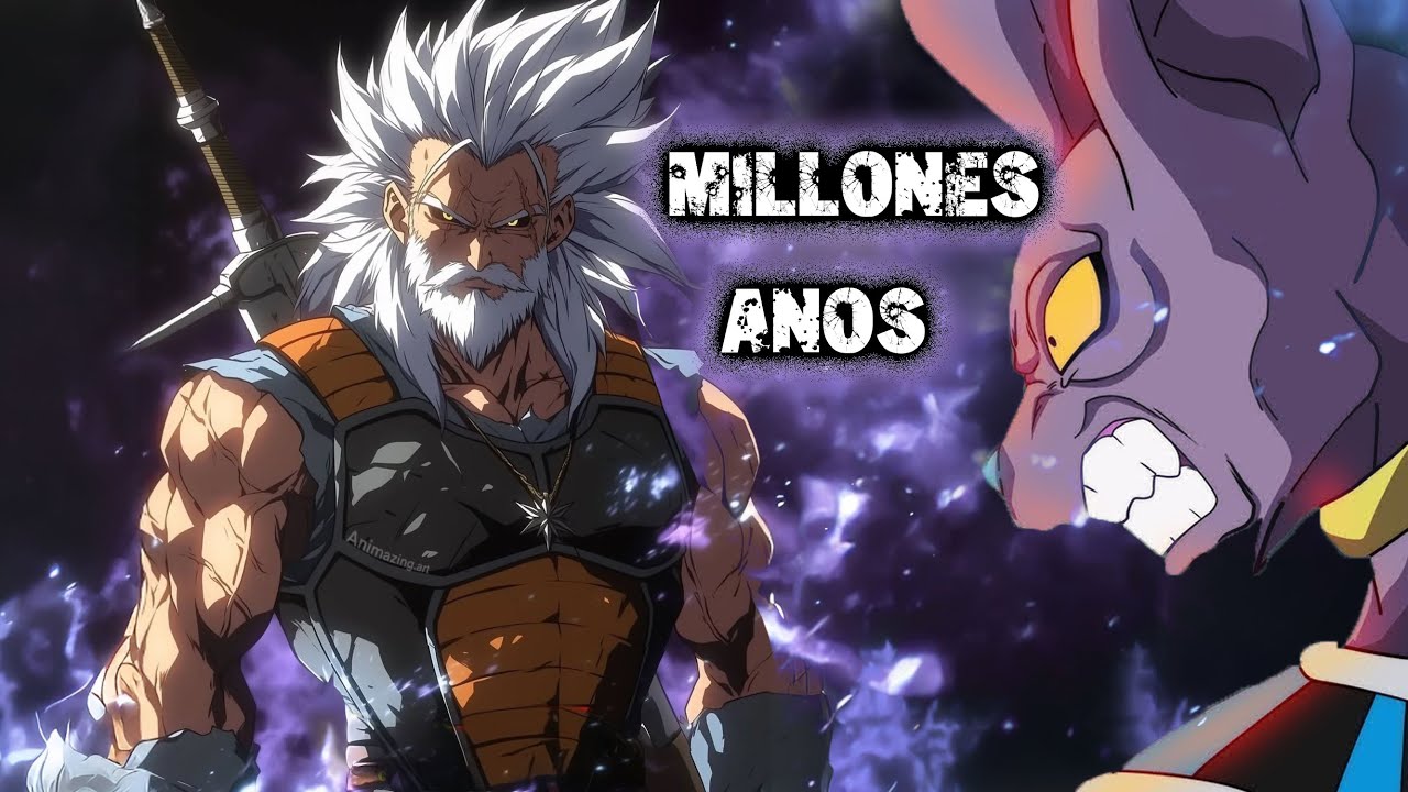 Goku el Rey Oscuro, después de un millón de años de entrenamiento dentro de la cámara del tiempo