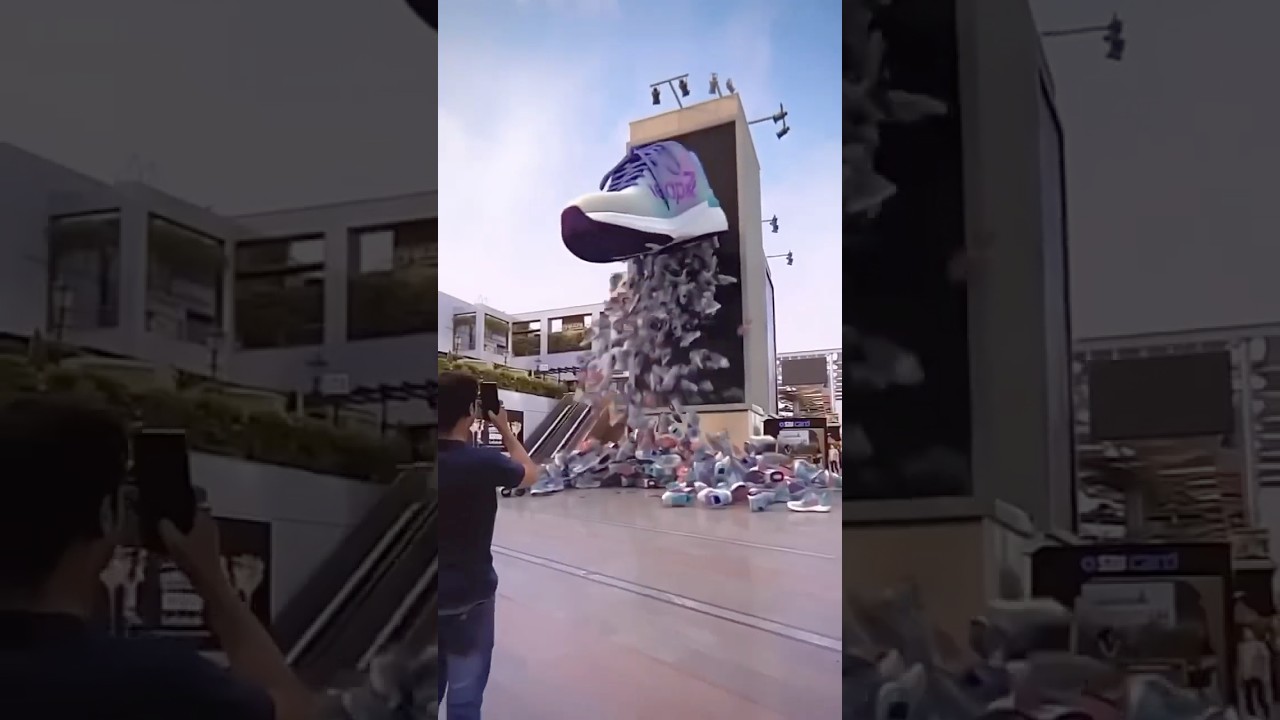 The Most Insane 3D Augmented Reality Billboard You'll Ever See!