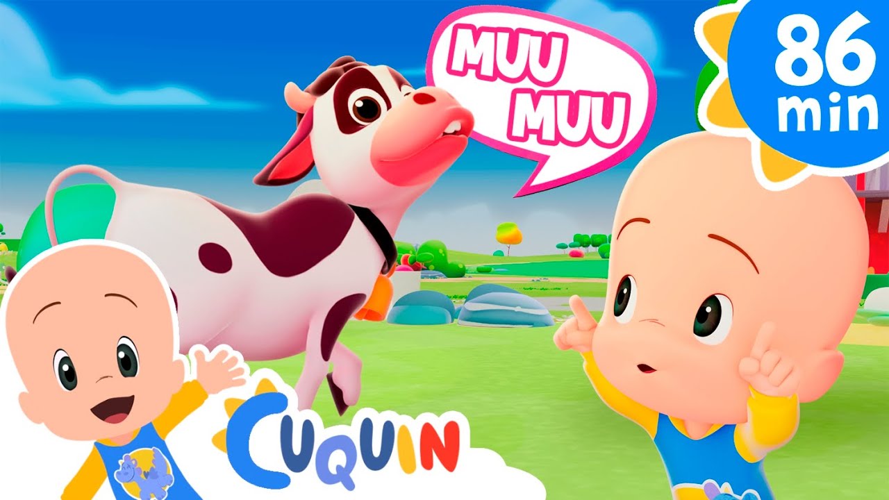Por la bah&iacute;a: adivina los animales 🐮 y m&aacute;s canciones infantiles para beb&eacute;s con Cleo y Cuqu&iacute;n