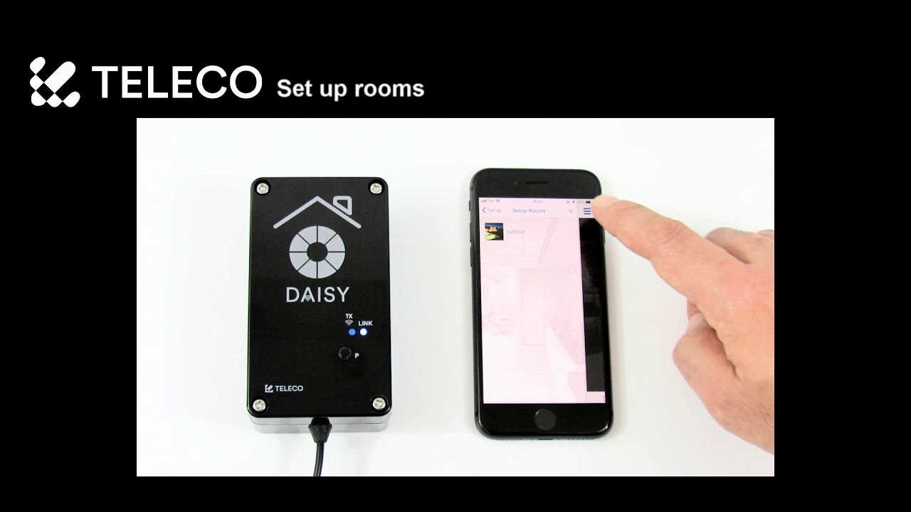 Set up rooms