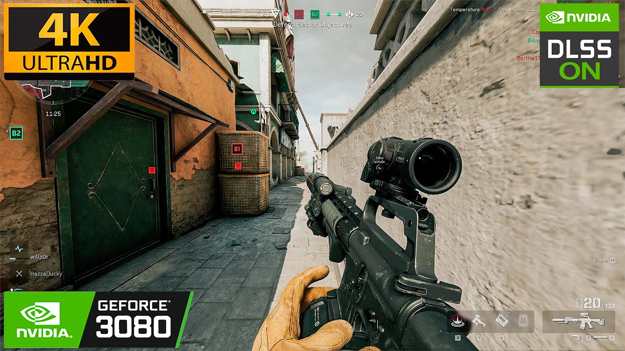 Delta Force: 4K Benchmark Gameplay - RTX 3080 10GB ( RTX OFF/DLSS ON ）