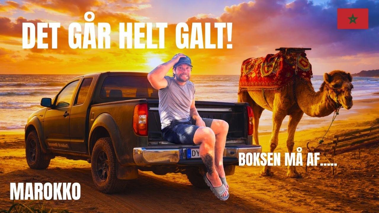 Pickup Camperen bliver testet og vi må tage boksen af + vanlife i surferbyerne Imsouane & Tamraght.