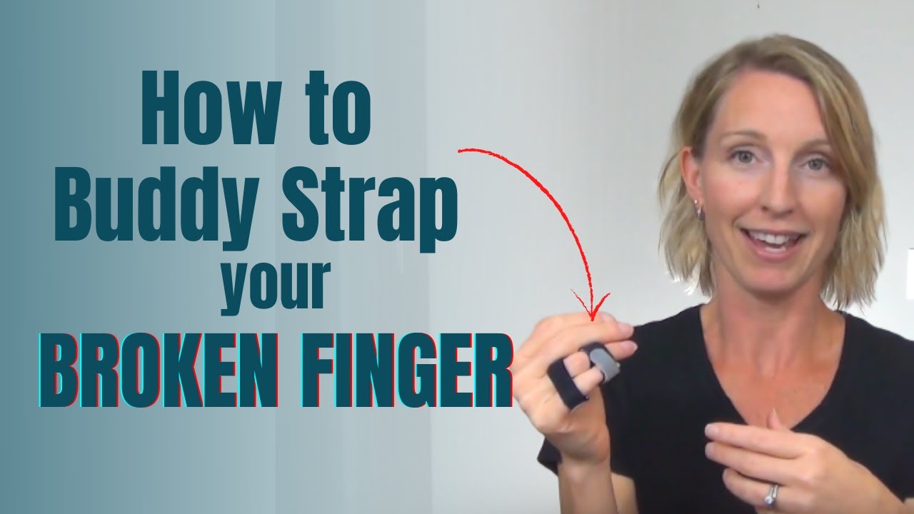 How to Buddy Strap your Broken or Dislocated Finger