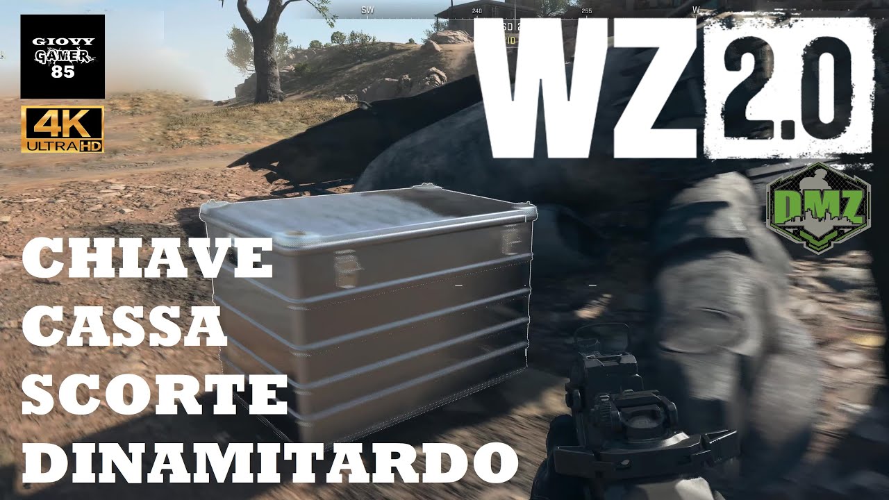 Call Of Duty Warzone 2.0 DMZ - CHIAVE CASSA SCORTE DINAMITARDO - Mappa D5  -Grosso Container Chimico