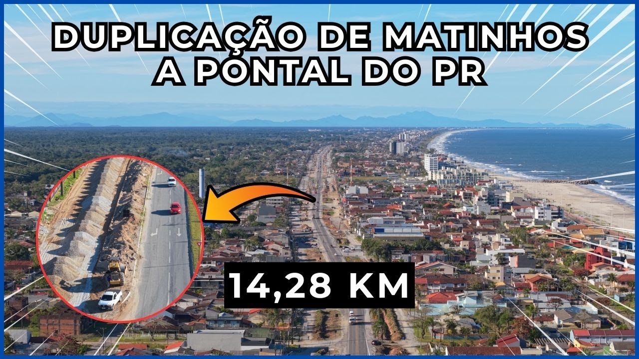 Obras de Duplicação da PR 412 - Matinhos a Pontal - Acompanhamento dos Trabalhos