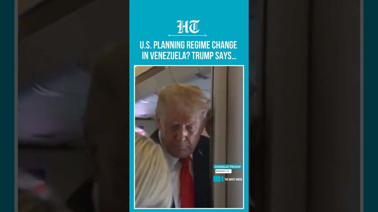 Trump Rejects Claims Of U.S. Planning Regime Change In Venezuela | #shorts