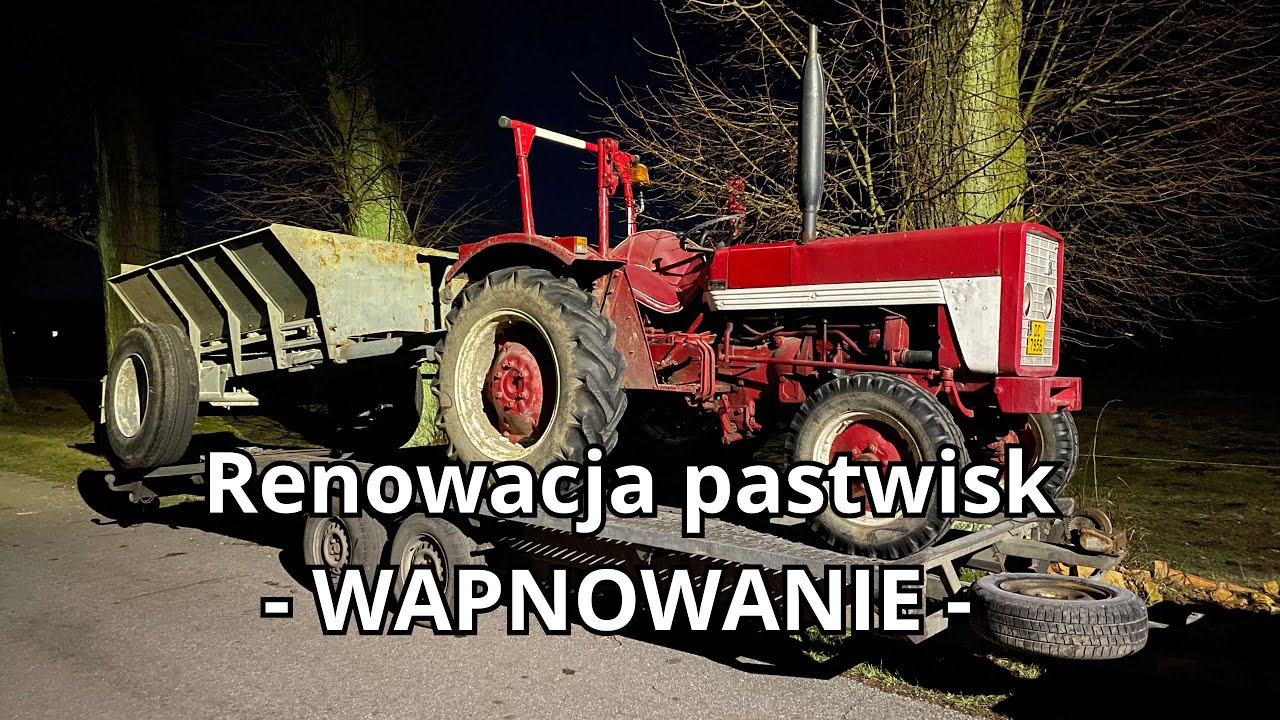 Wapnowanie zimą, czyli renowacja pastwisk - krok 3