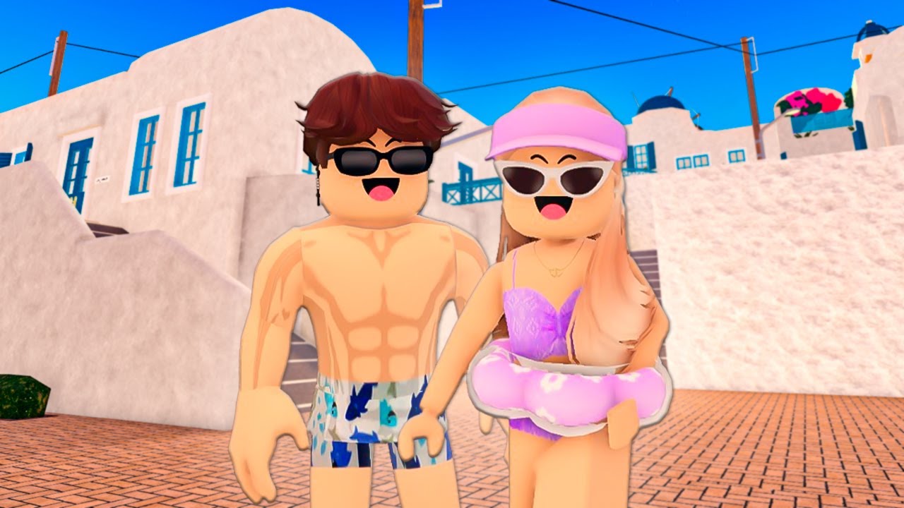ROTINA DOS MELHORES AMIGOS VIAJANDO PARA SANTORINI NO BERRY AVENUE! - Roblox