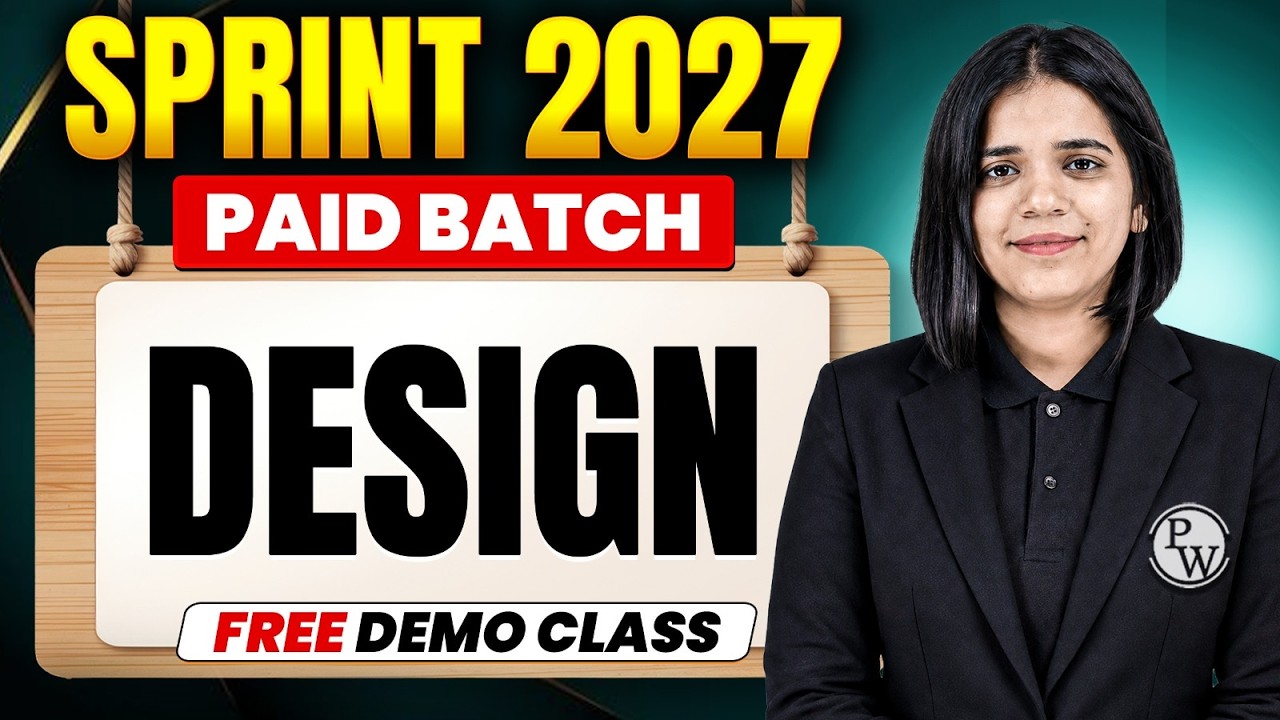 Sprint 2027 Batch | Design | Paid Batch | Free Demo Class