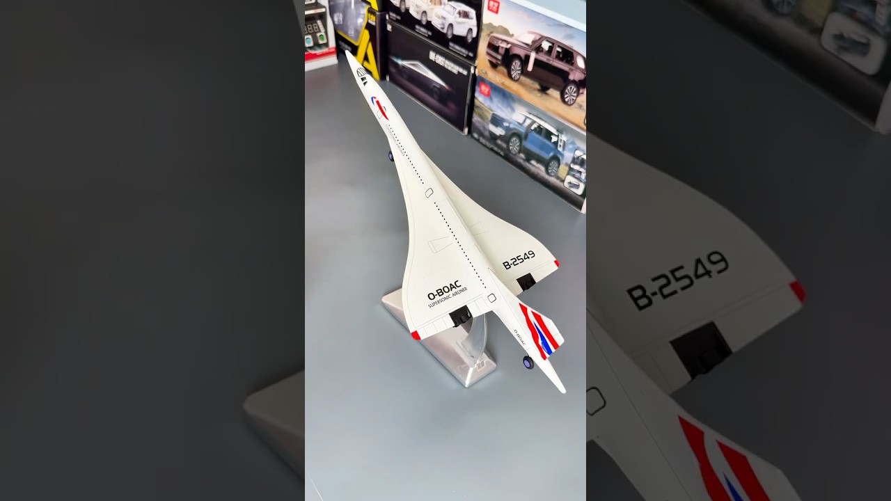 French Concorde Diecast Plane | Supersonic Passenger Jet Unboxed!  #zincars #automobile #toys