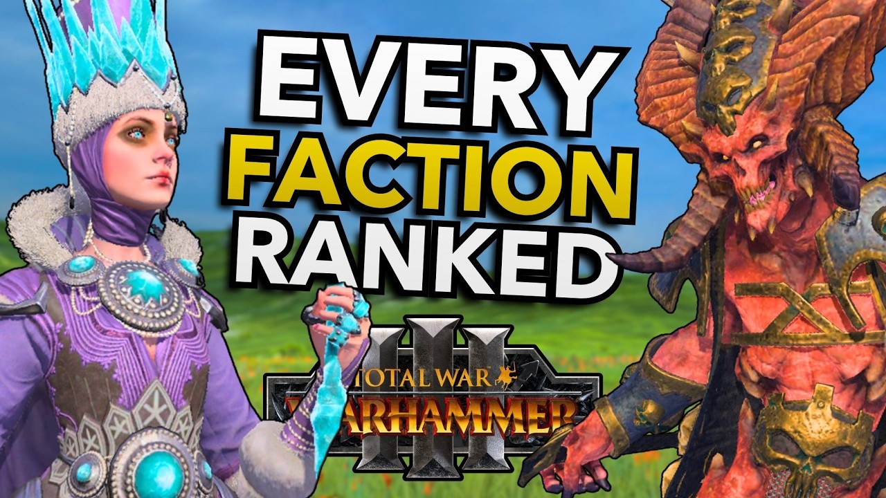 Every Race RANKED from WORST to BEST in Total War Warhammer 3