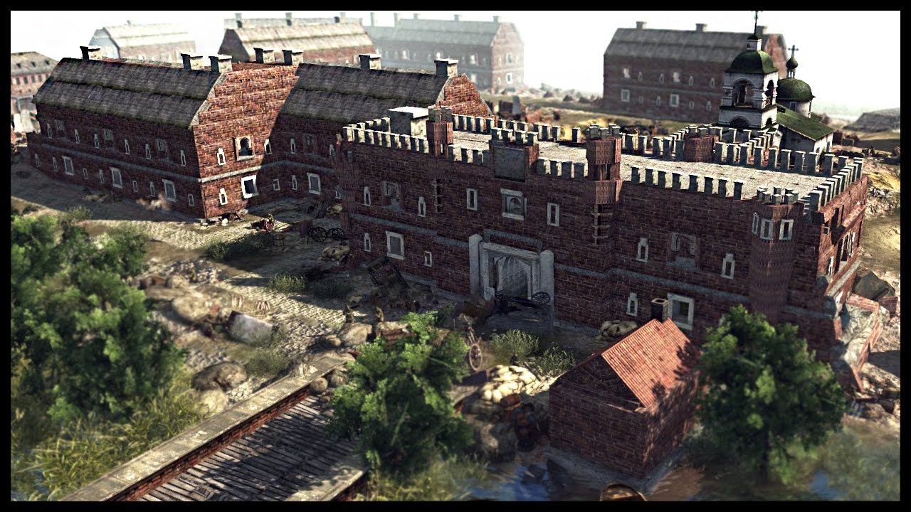 Siege of Fortress Brest - Epic Russian Fort Defense | Men of War Assault Squad 2 Mod Gameplay
