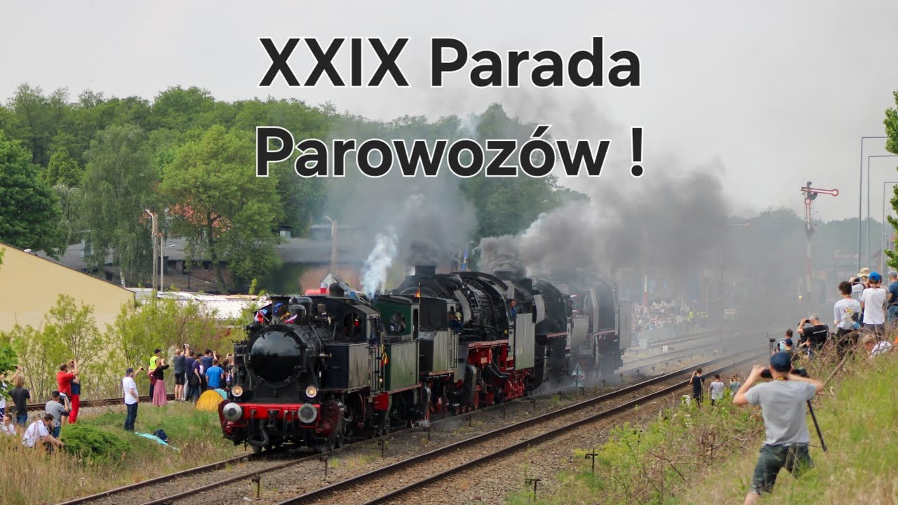 PARADA PAROWOZÓW 2025 ! Wolsztyn niesamowite widowisko parowozy z Polski i Europy.