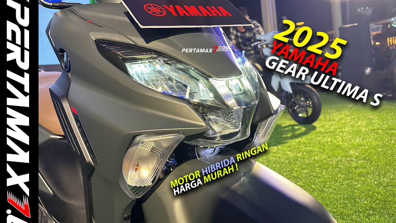 REVIEW Yamaha GEAR Ultima S 125 Hybrid Warna Dark Grey Terbaru Harga Terjangkau #gearultima #gear125
