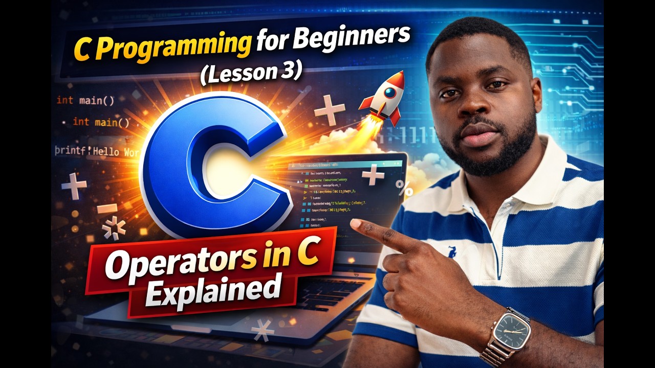 C Programming for Beginners (Lesson 3) &ndash; Operators in C Explained