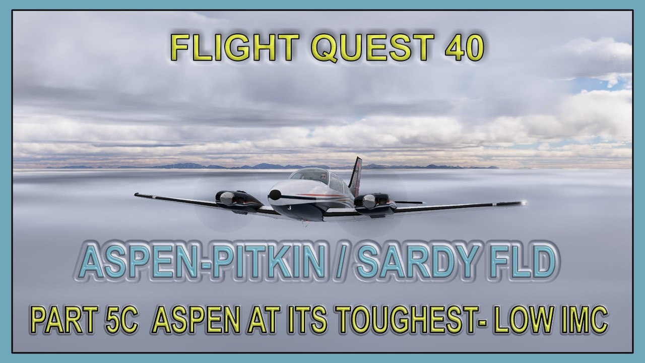 Aspen at Its Toughest: Low Ceilings and Minimums Ahead