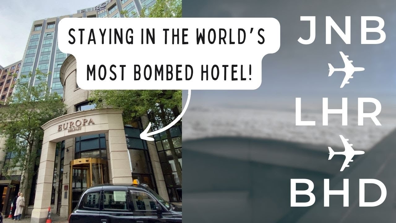 EUROPA HOTEL ROOM TOUR | Travel with me on British Airways to Belfast via London Heathrow