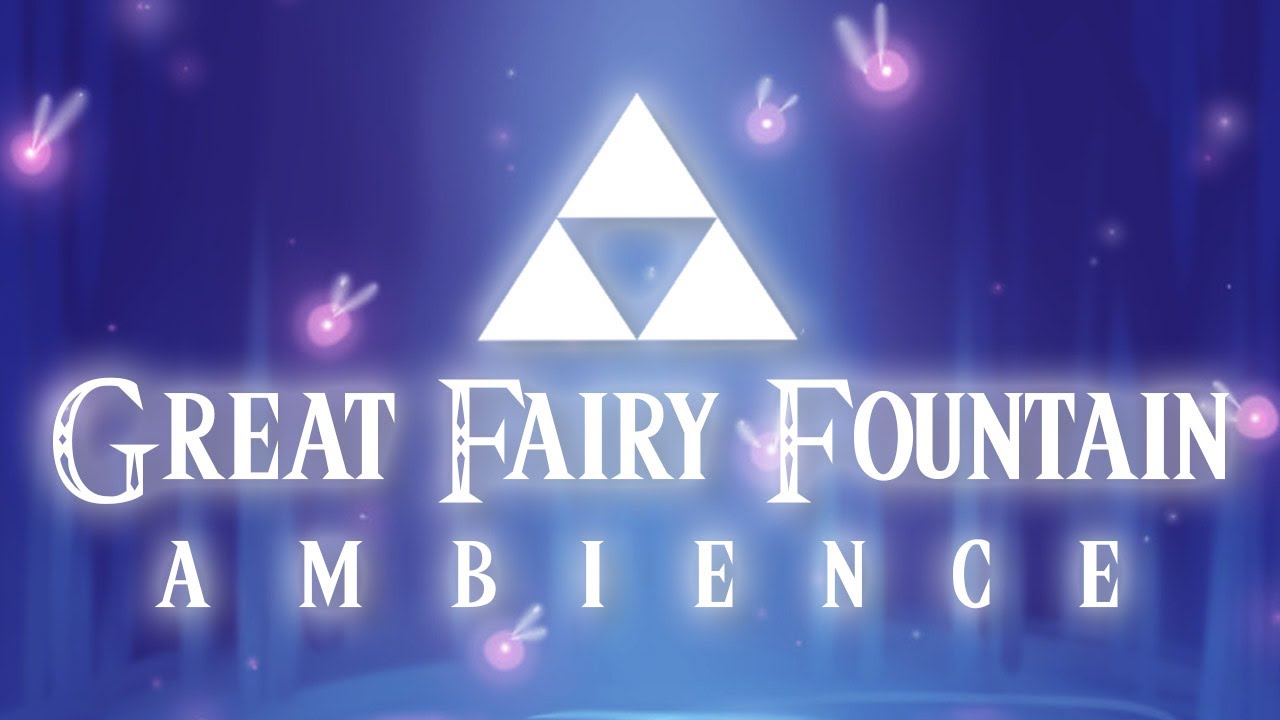 Zelda 💜 Great Fairy Fountain 🟣 Study Music 🎹 Ambience [10 Hours] + Relaxing Nintendo Music 💭