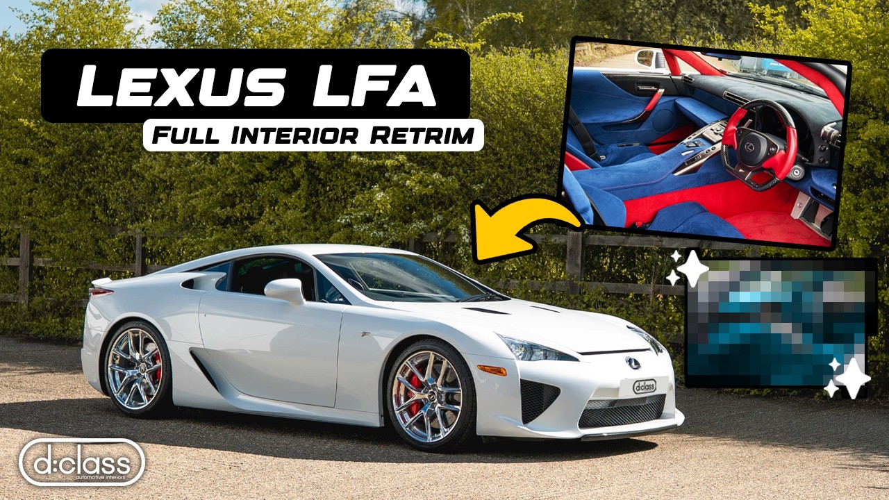 Lexus LFA Interior Retrim | d:class automotive
