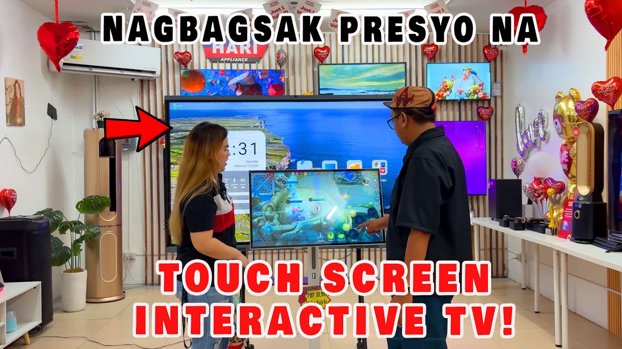 NAGBAGSAK PRESYO NA TOUCH SCREEN INTERACTIVE TV | LATEST AT HIGH TECH!