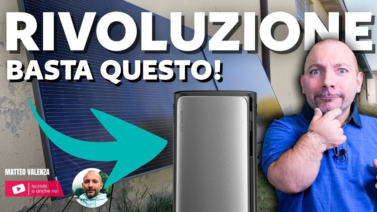 IL Fotovoltaico Plug & Play FACILE e RIVOLUZIONARIO!