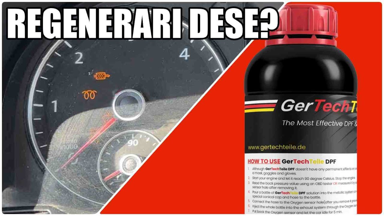Regenerari dese la VW 2.0 TDI? - Am curățat filtru de particule (DPF) cu soluția Gertechteile DPF